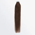 Virgin Straight Chocolate Brown Tape-In Hair Extensions