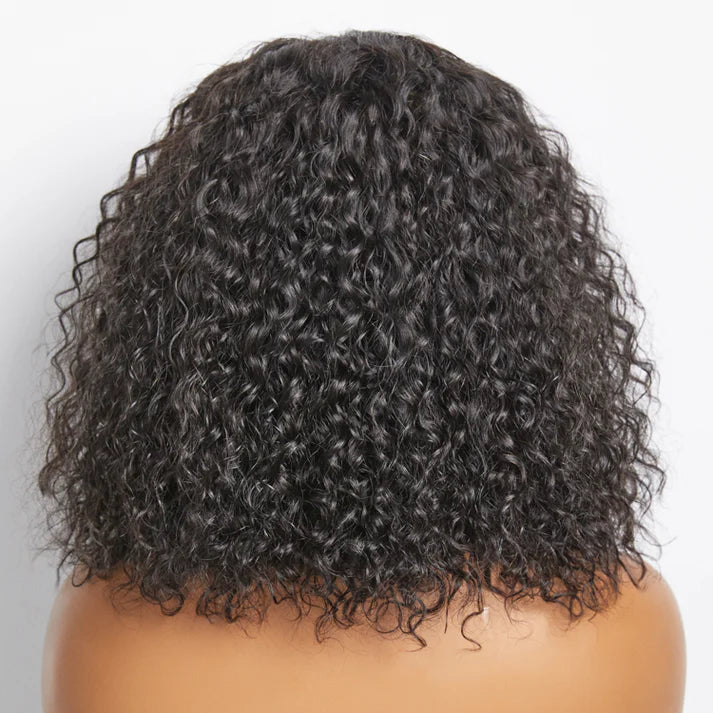 Virgin Hair Wig- Short Bob Water Wave